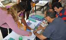 Produção de maquetes foi uma das dinâmicas de grupo